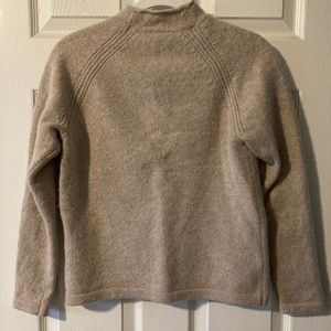 J crew wool roll neck sweater small